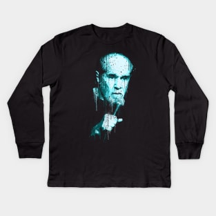 George Carlin RIP. Kids Long Sleeve T-Shirt